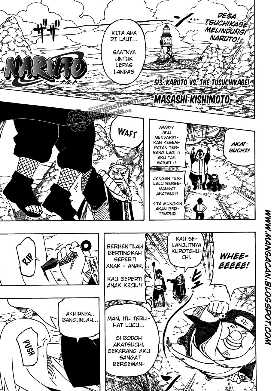 Baca Komik Naruto Chapter 513 Gambar 1