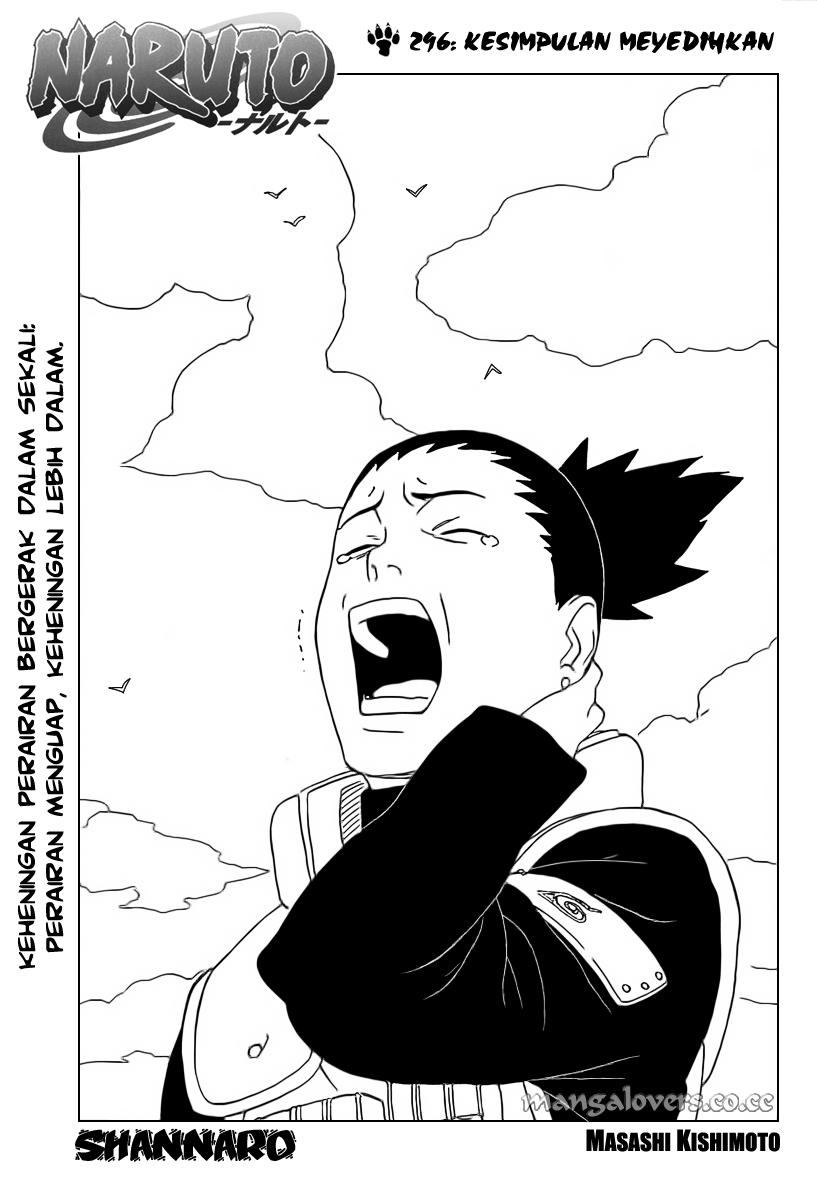 Baca Komik Naruto Chapter 296 Gambar 1