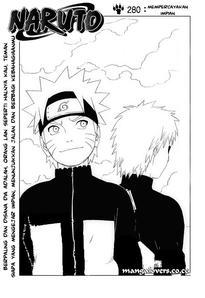 Baca Komik Naruto Chapter 280 Gambar 1