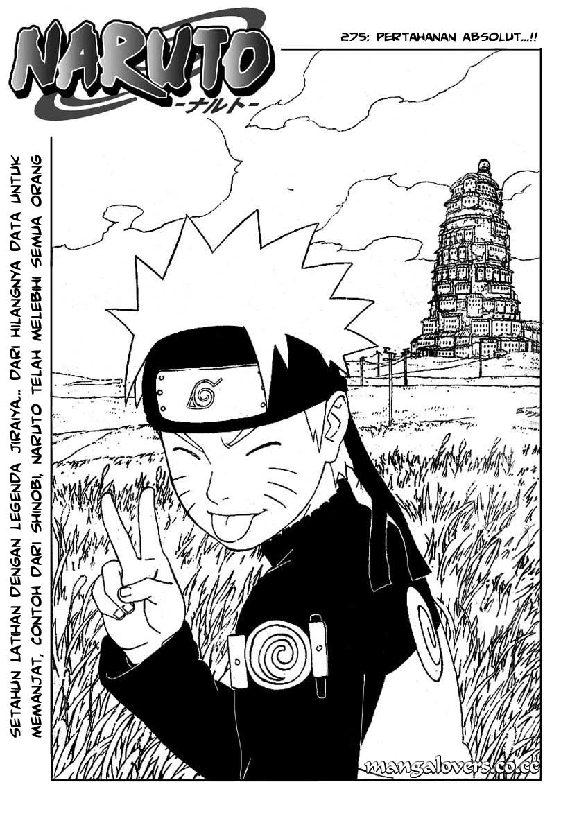 Naruto - Chapter 275 - Page 1