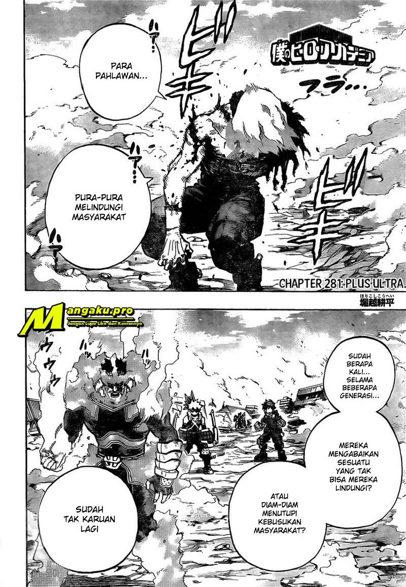 Boku no Hero Academia Chapter 281 Gambar 3