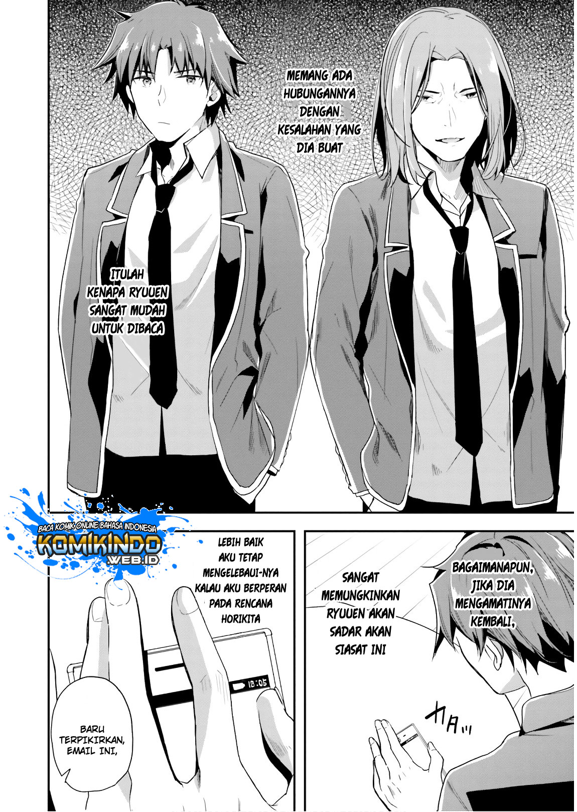 Youkoso Jitsuryoku Shijou Shugi no Kyoushitsu e Chapter 31 Gambar 18