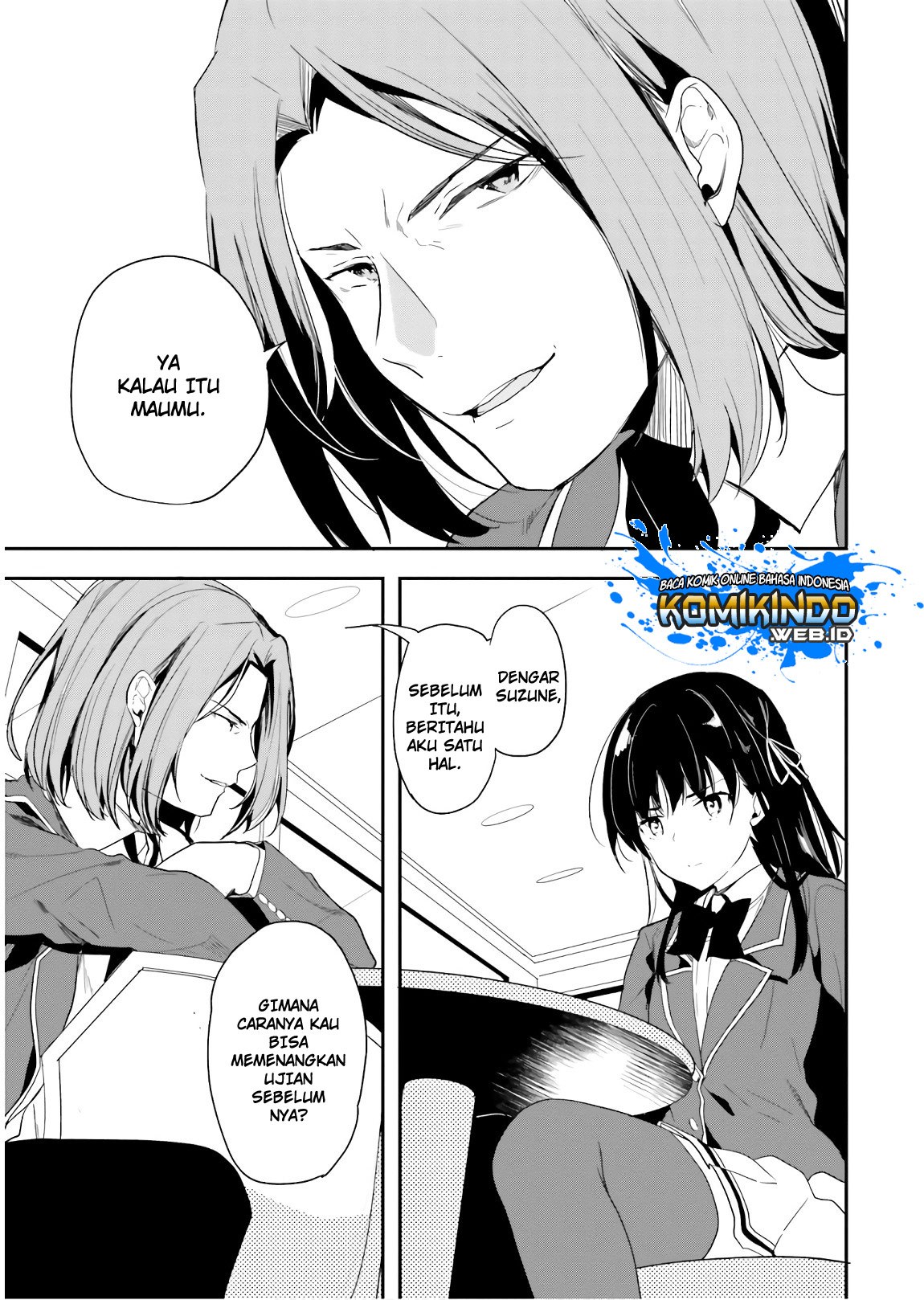 Youkoso Jitsuryoku Shijou Shugi no Kyoushitsu e Chapter 31 Gambar 23
