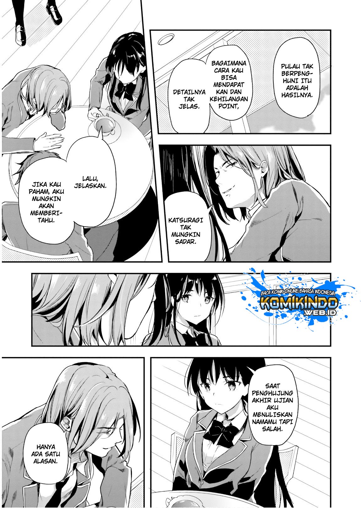 Youkoso Jitsuryoku Shijou Shugi no Kyoushitsu e Chapter 31 Gambar 29