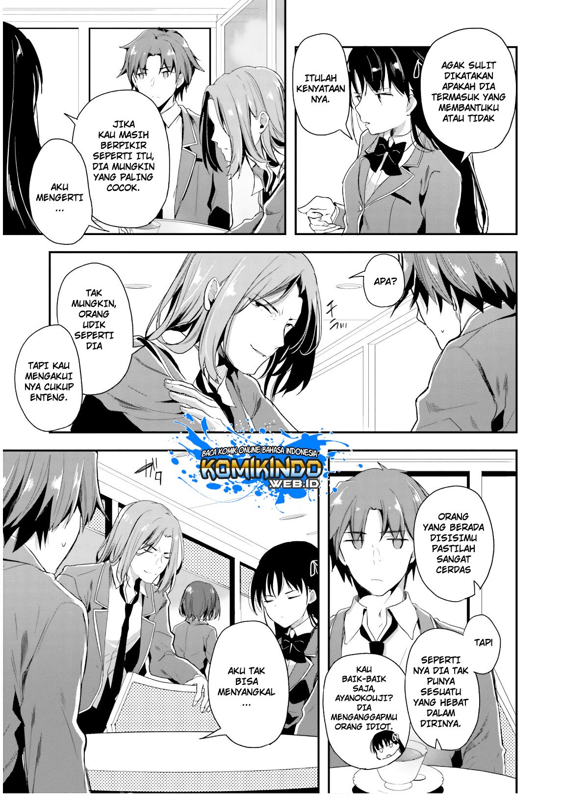 Youkoso Jitsuryoku Shijou Shugi no Kyoushitsu e Chapter 31 Gambar 33