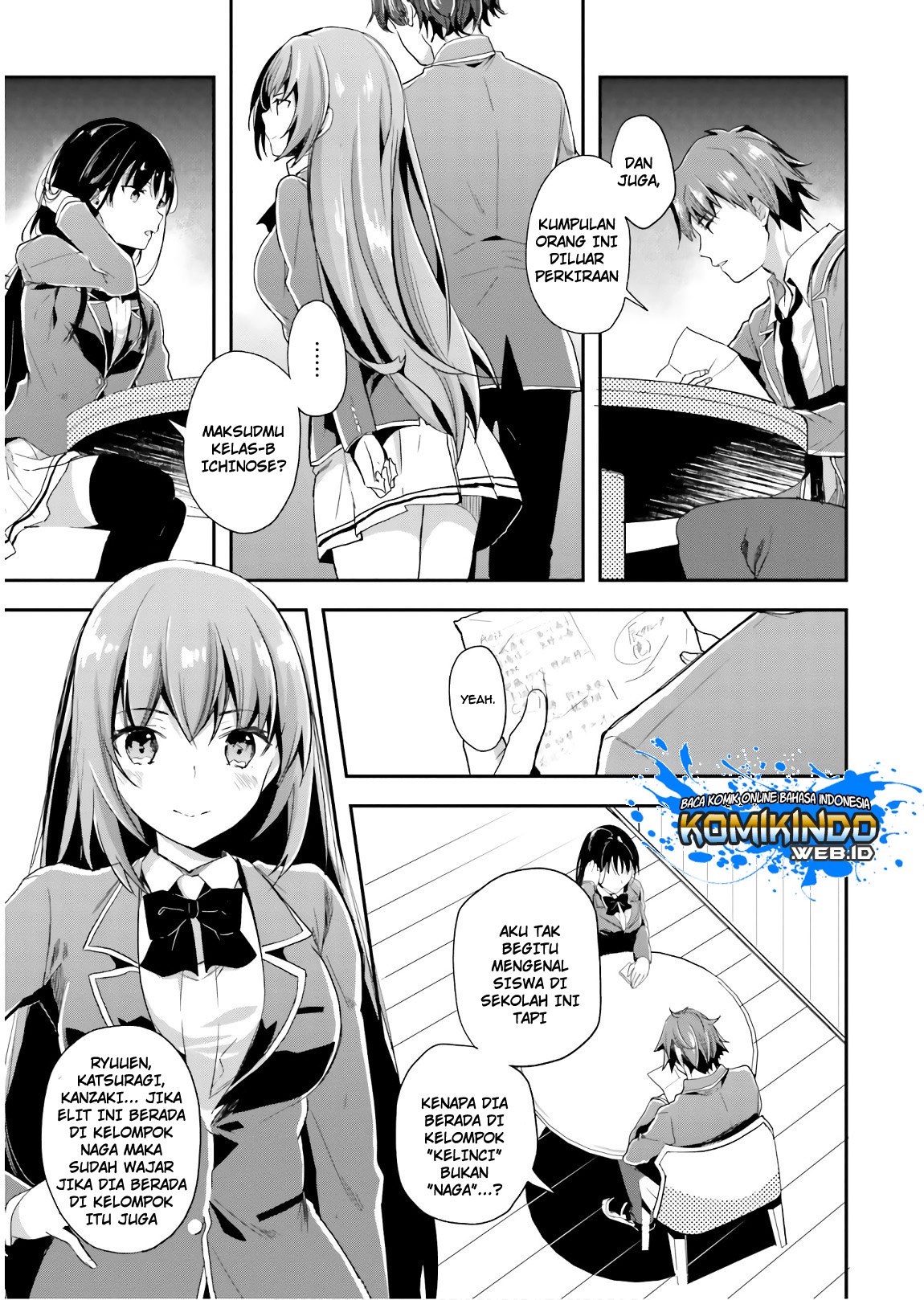 Youkoso Jitsuryoku Shijou Shugi no Kyoushitsu e Chapter 31 Gambar 9