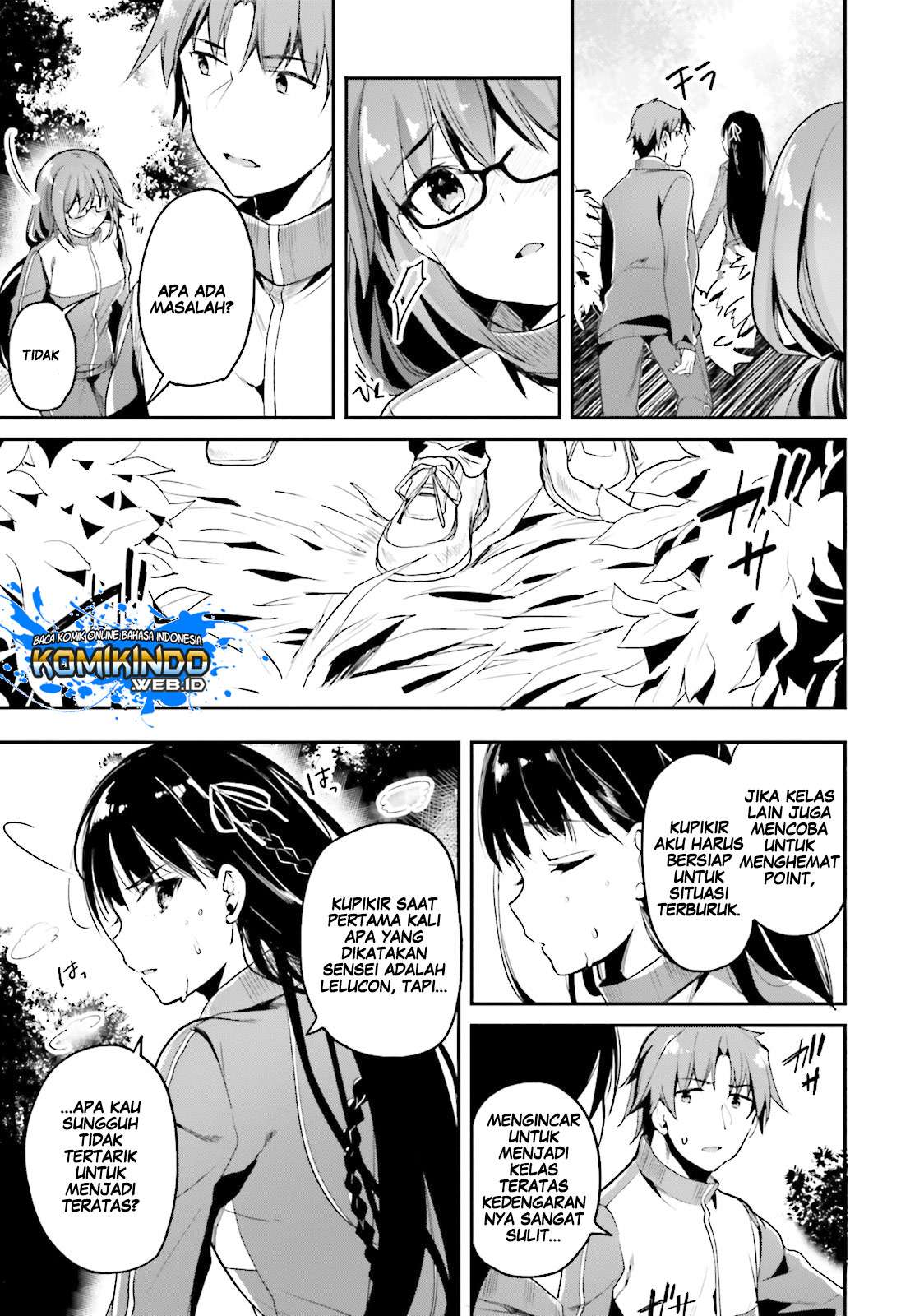 Youkoso Jitsuryoku Shijou Shugi no Kyoushitsu e Chapter 17 Gambar 13