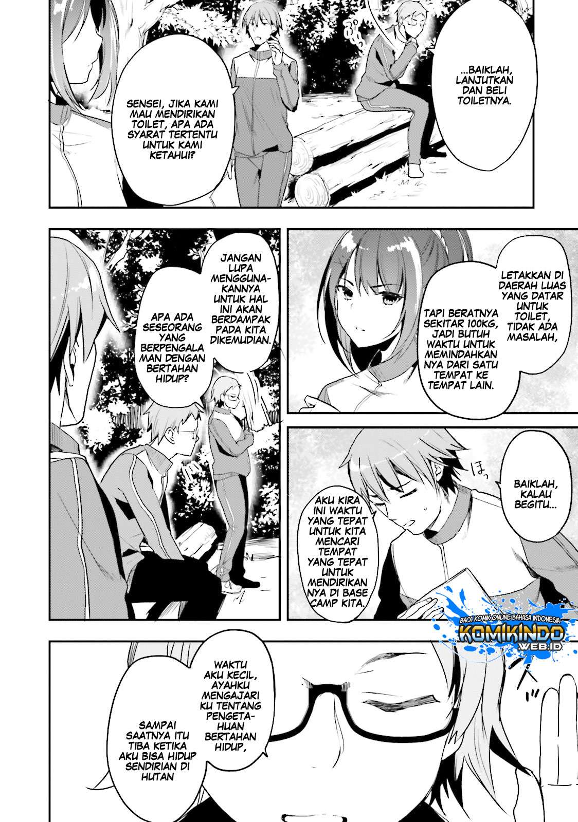 Youkoso Jitsuryoku Shijou Shugi no Kyoushitsu e Chapter 17 Gambar 18