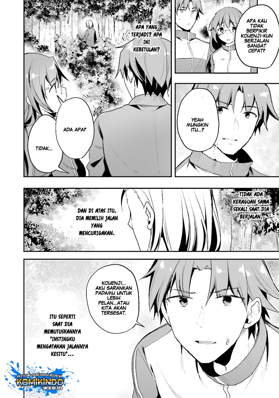 Youkoso Jitsuryoku Shijou Shugi no Kyoushitsu e Chapter 17 Gambar 25
