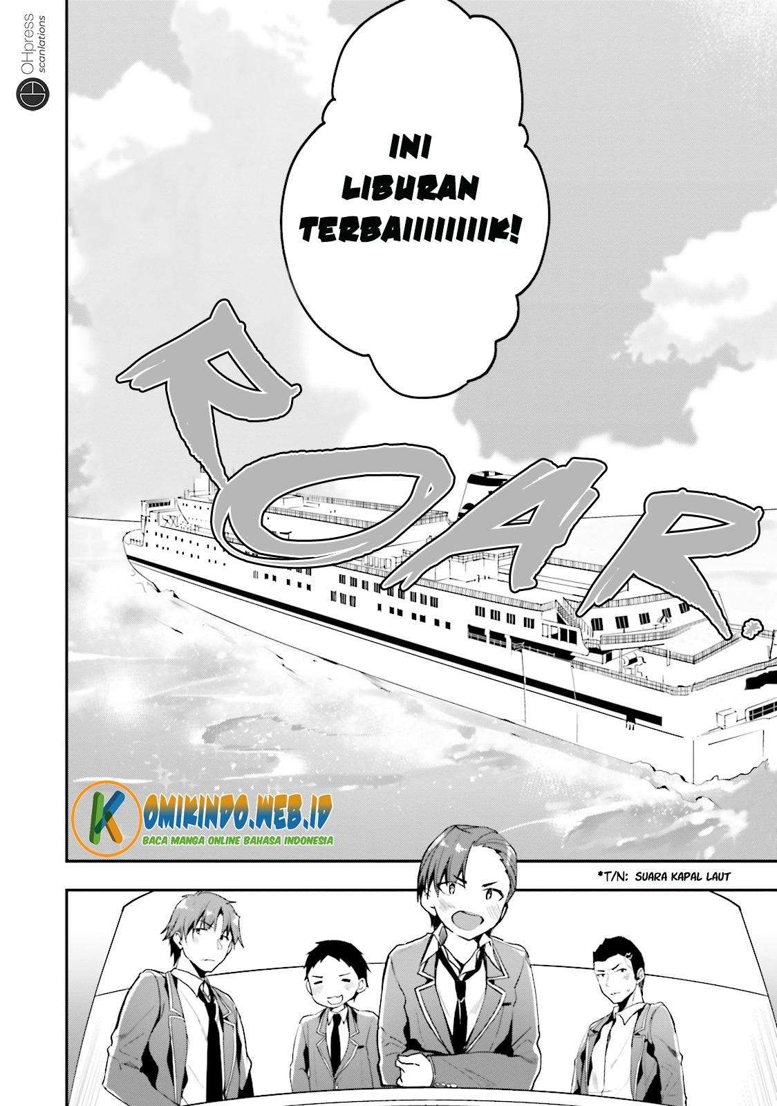 Youkoso Jitsuryoku Shijou Shugi no Kyoushitsu e Chapter 16 Gambar 5