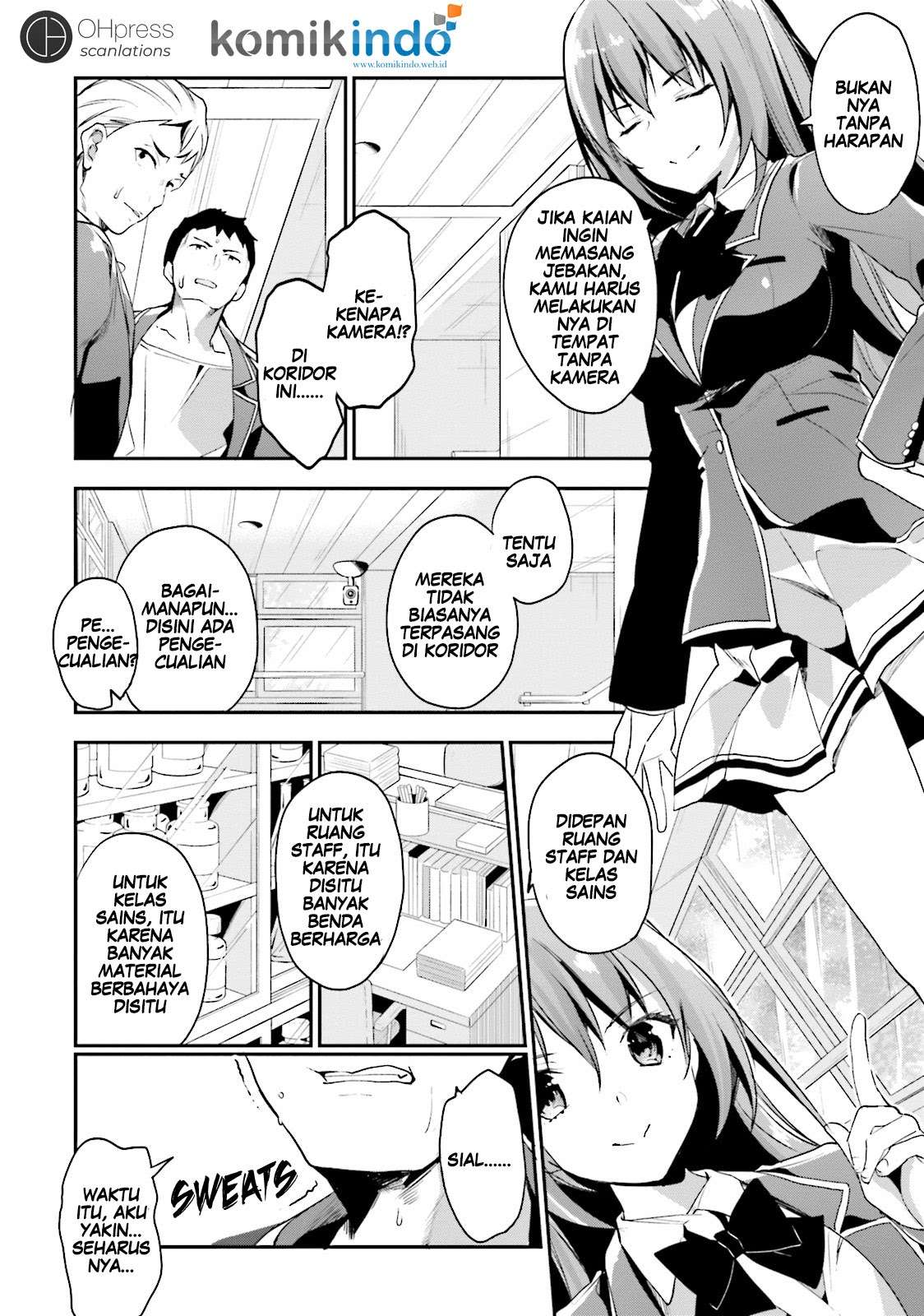 Youkoso Jitsuryoku Shijou Shugi no Kyoushitsu e Chapter 14 Gambar 24