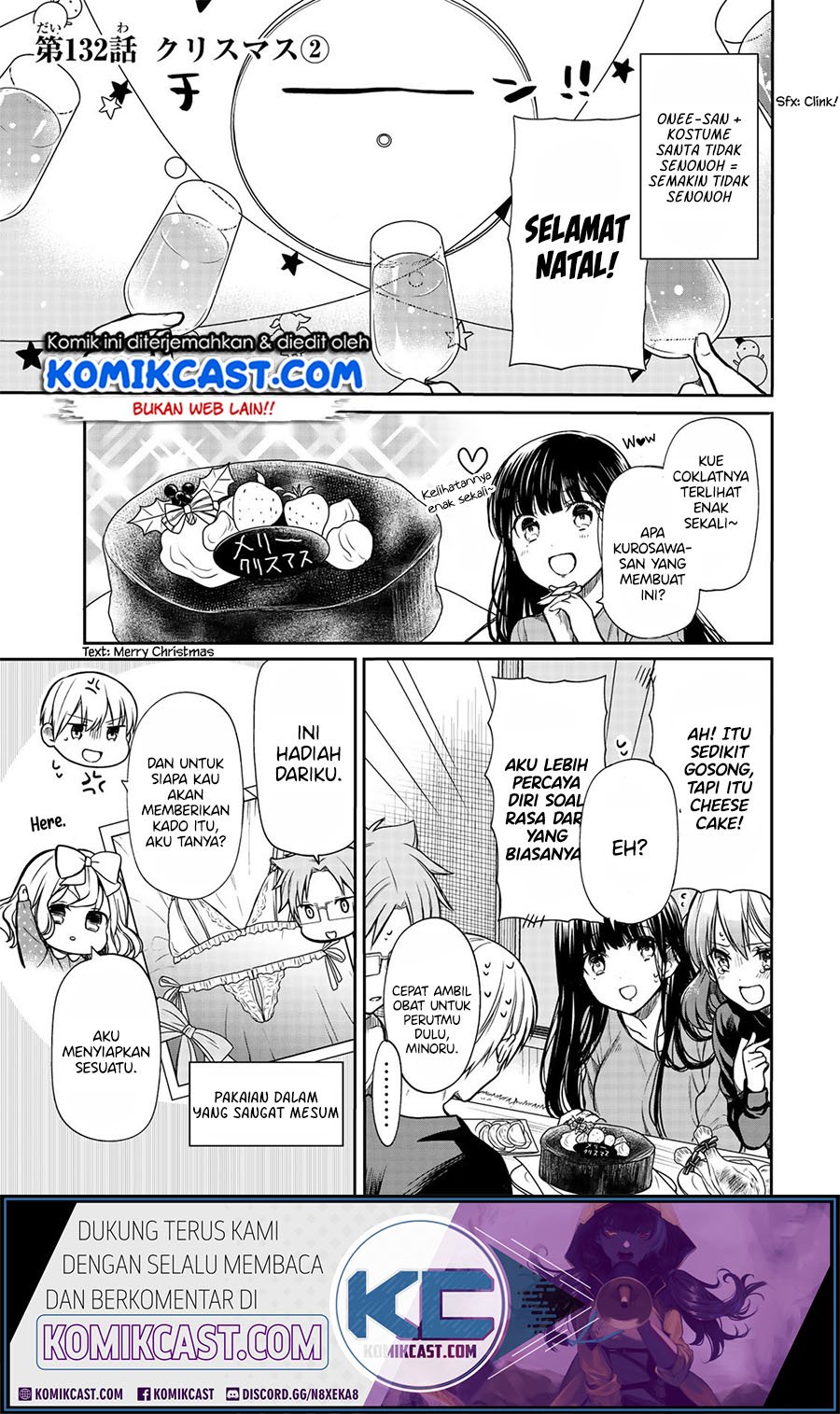 Baca Manga Danshi Koukousei wo Yashinaitai Onee-san no Hanashi Chapter 132 Gambar 2