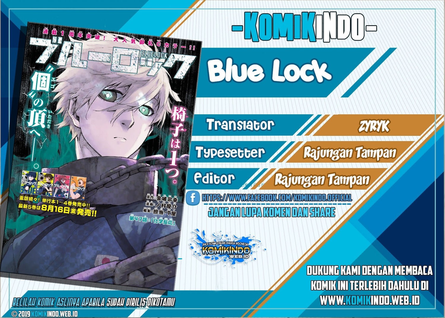 Baca Komik Blue Lock Chapter 25 Gambar 1