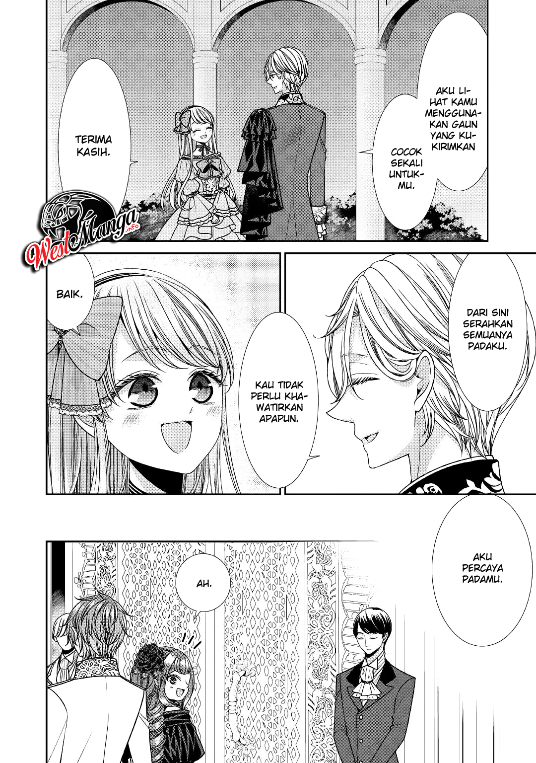 Jishou Akuyaku Reijou na Konyakusha no Kansatsu Kiroku Chapter 23 Gambar 4
