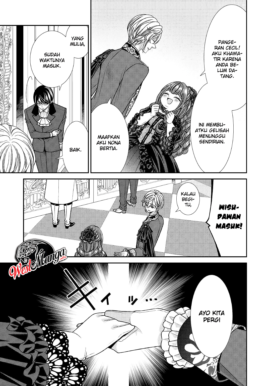 Jishou Akuyaku Reijou na Konyakusha no Kansatsu Kiroku Chapter 23 Gambar 5