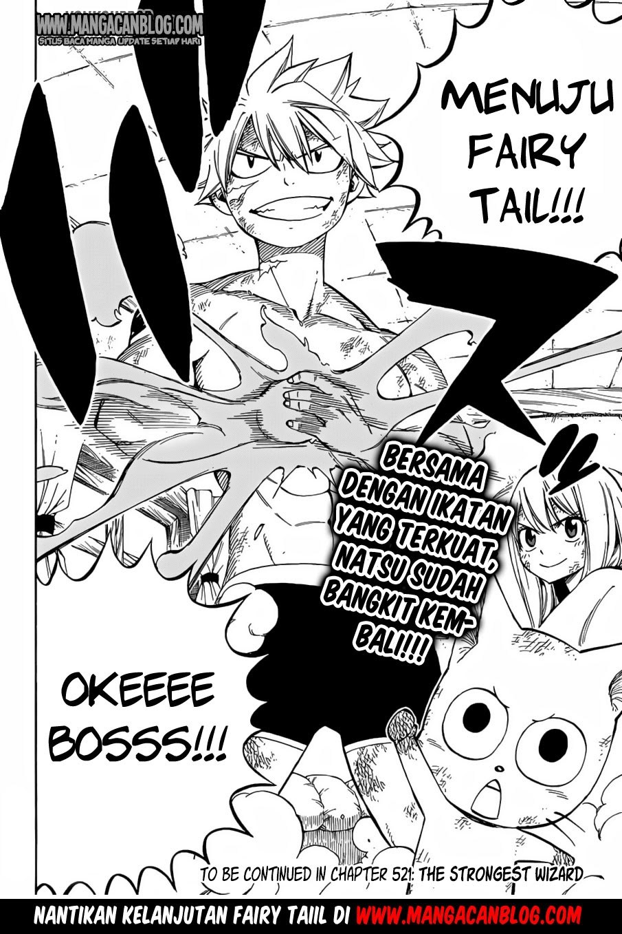 Fairy Tail Chapter 520 Gambar 19