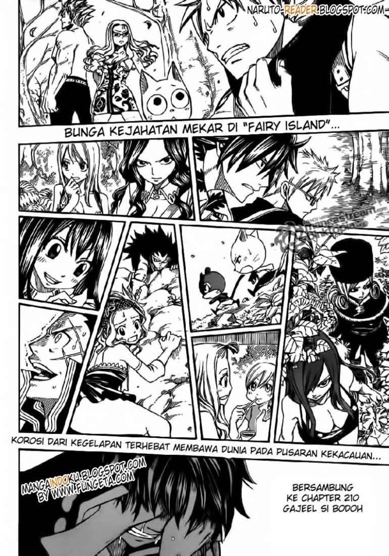 Fairy Tail Chapter 209 Gambar 17