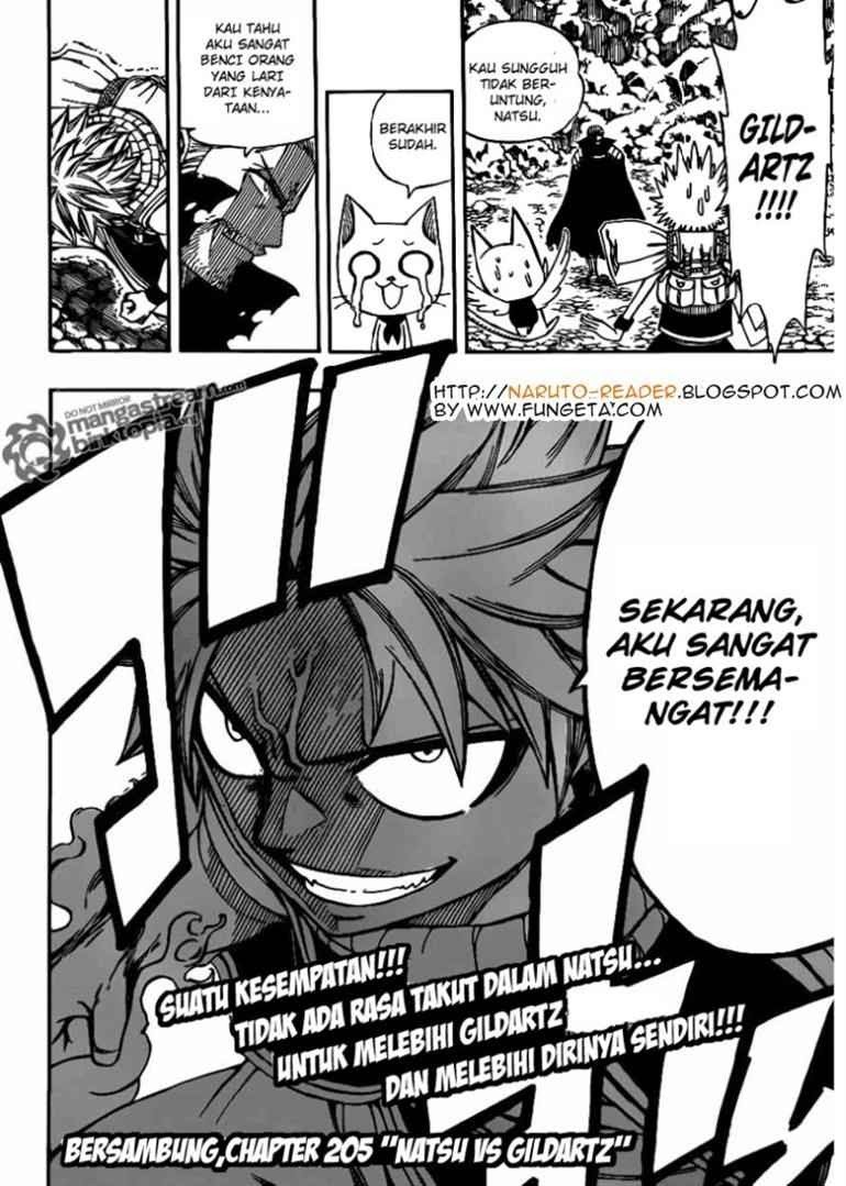 Fairy Tail Chapter 204 Gambar 19