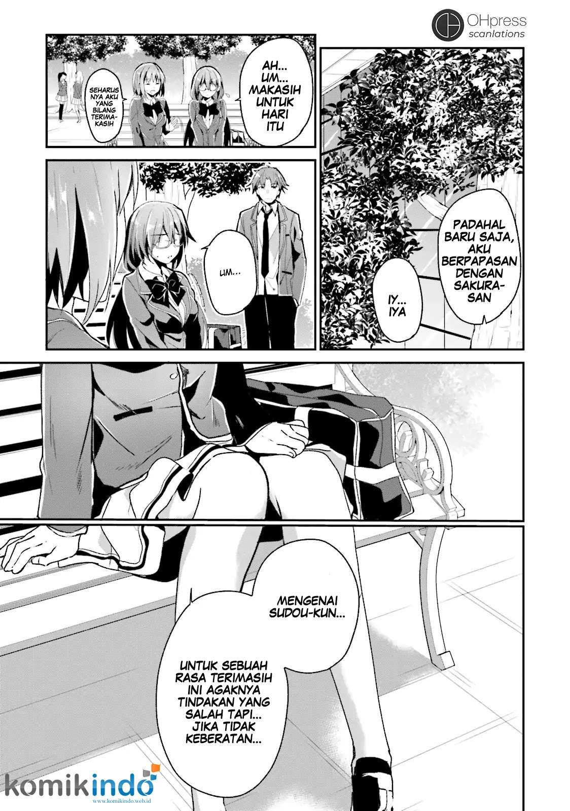 Youkoso Jitsuryoku Shijou Shugi no Kyoushitsu e Chapter 11 Gambar 14