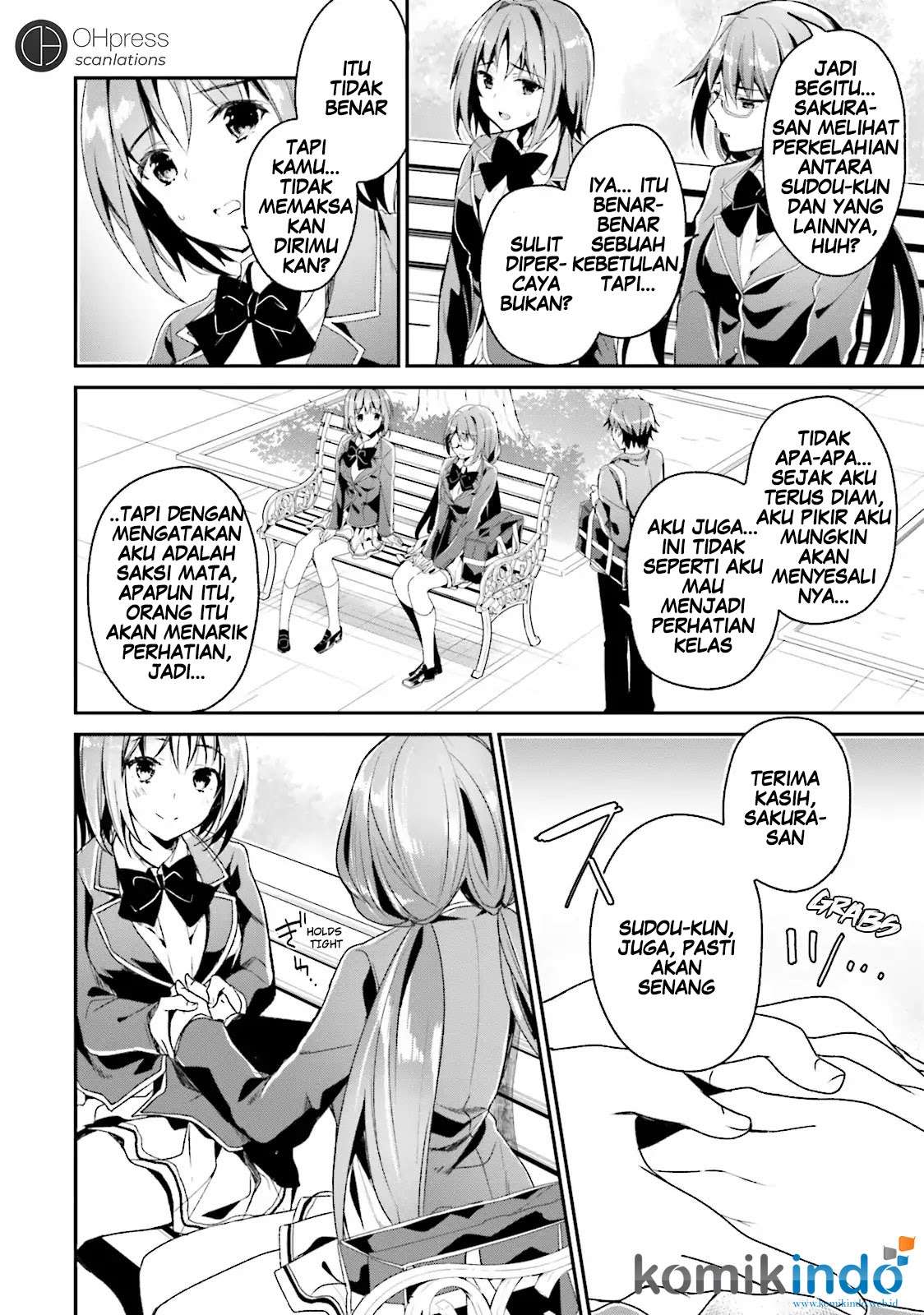 Youkoso Jitsuryoku Shijou Shugi no Kyoushitsu e Chapter 11 Gambar 15