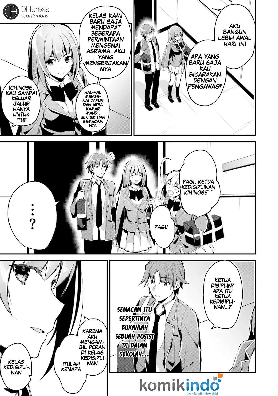 Youkoso Jitsuryoku Shijou Shugi no Kyoushitsu e Chapter 11 Gambar 18