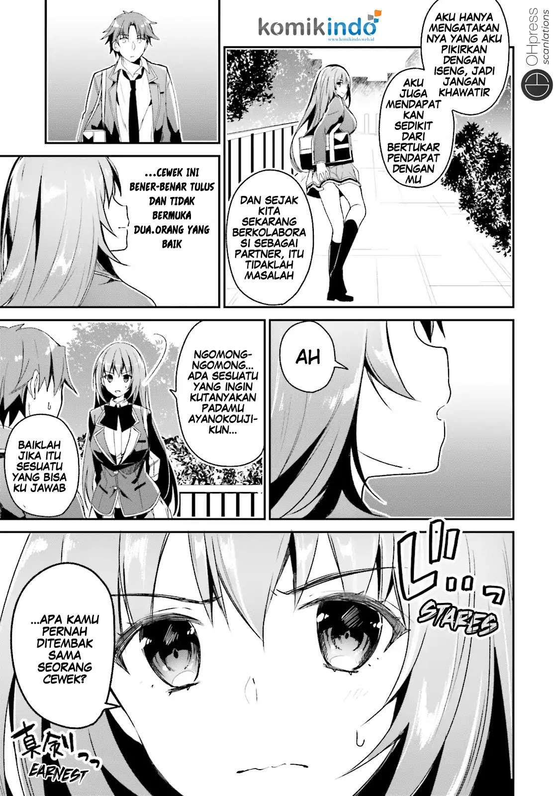 Youkoso Jitsuryoku Shijou Shugi no Kyoushitsu e Chapter 11 Gambar 26