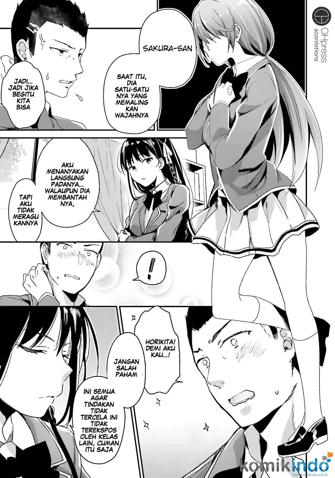 Youkoso Jitsuryoku Shijou Shugi no Kyoushitsu e Chapter 10 Gambar 7