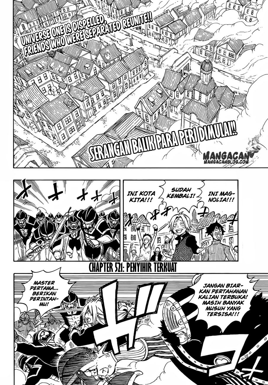 Fairy Tail Chapter 521 Gambar 3