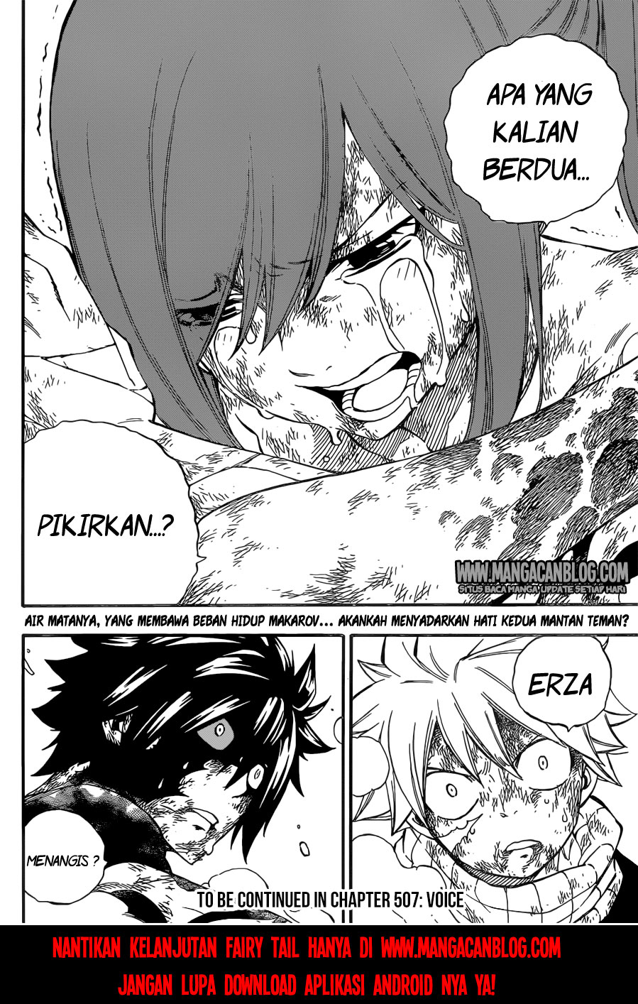 Fairy Tail Chapter 506 Gambar 22