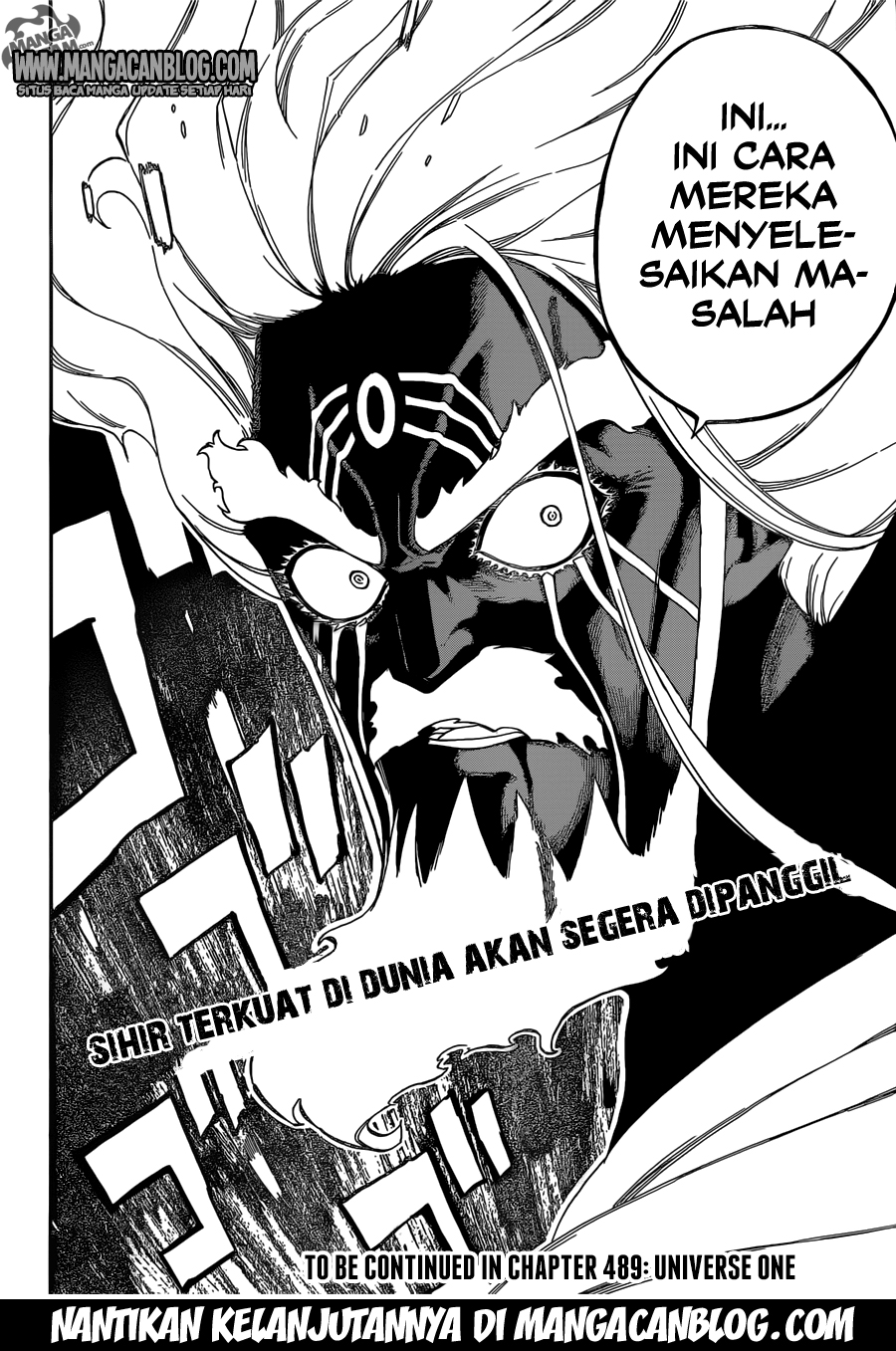 Fairy Tail Chapter 488 Gambar 22