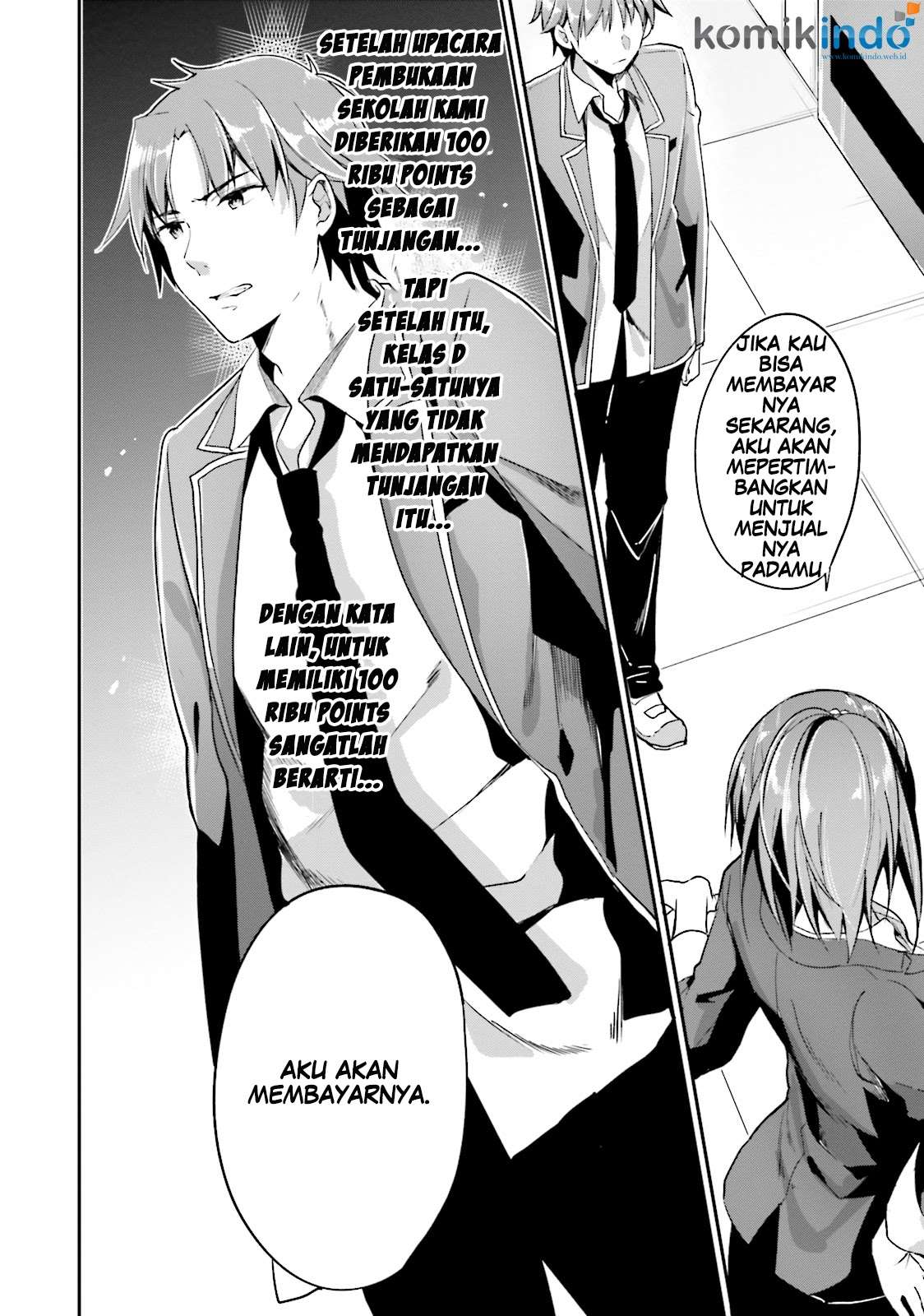 Youkoso Jitsuryoku Shijou Shugi no Kyoushitsu e Chapter 8 Gambar 12