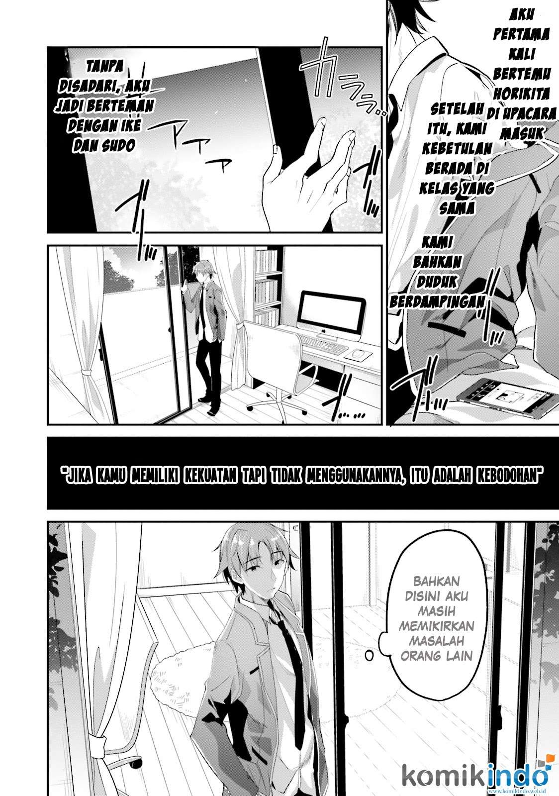 Youkoso Jitsuryoku Shijou Shugi no Kyoushitsu e Chapter 6 Gambar 10