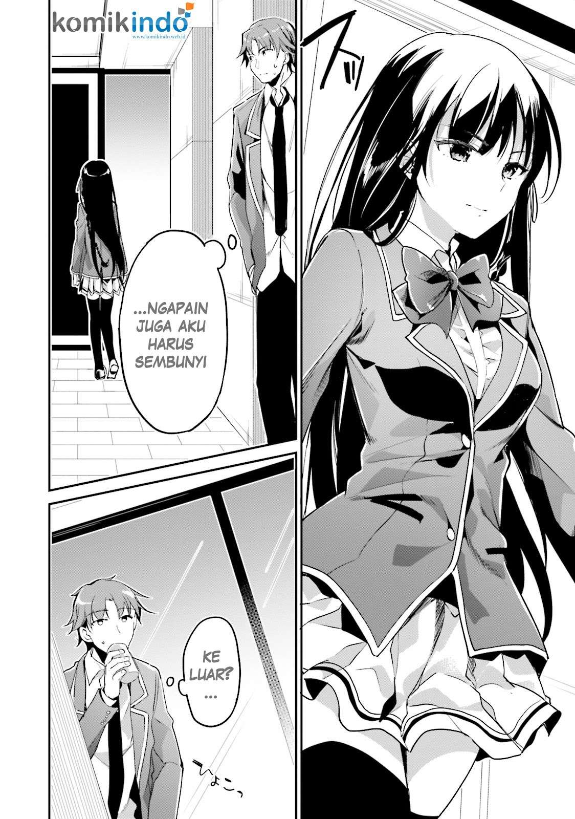 Youkoso Jitsuryoku Shijou Shugi no Kyoushitsu e Chapter 6 Gambar 12