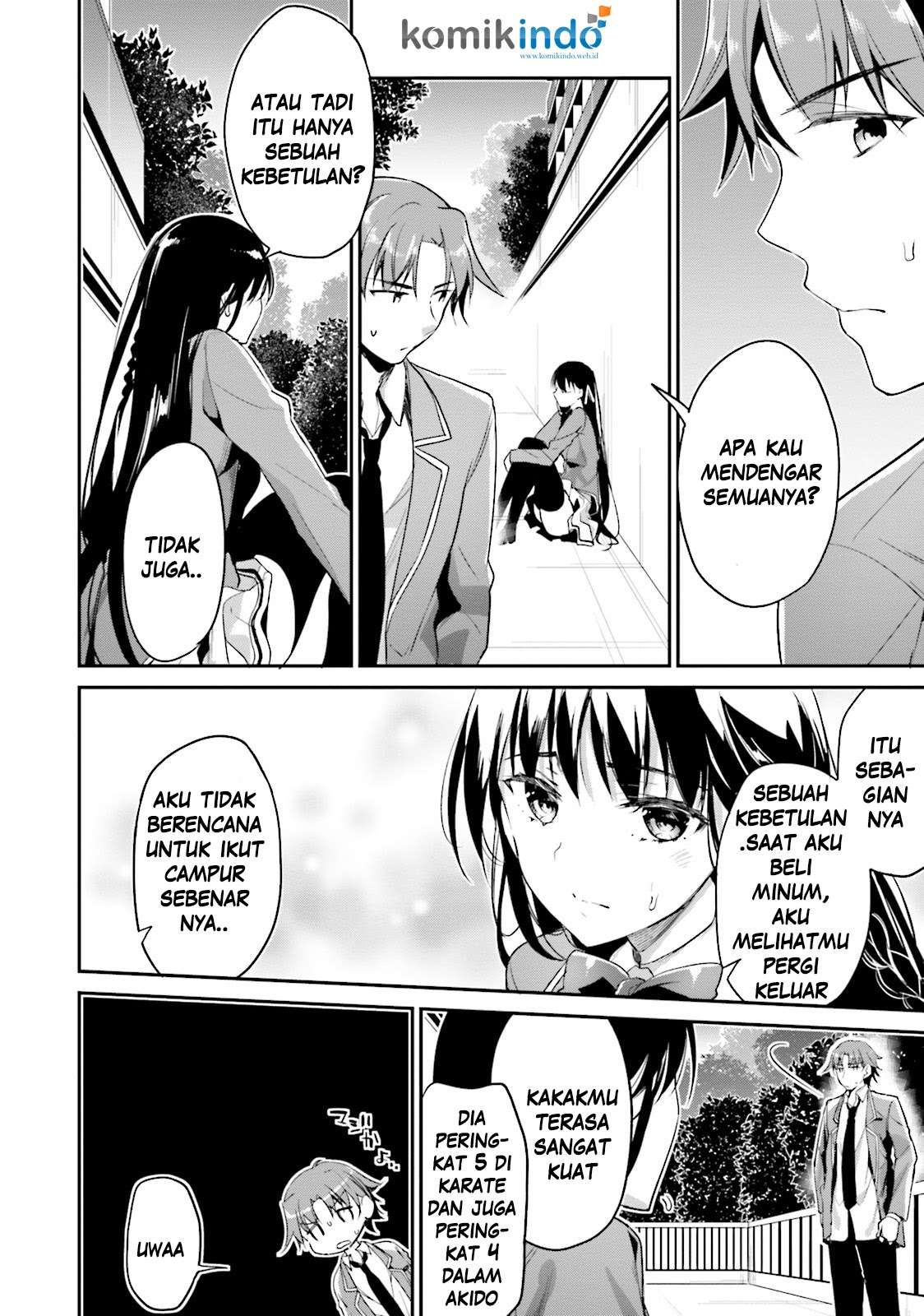 Youkoso Jitsuryoku Shijou Shugi no Kyoushitsu e Chapter 6 Gambar 24