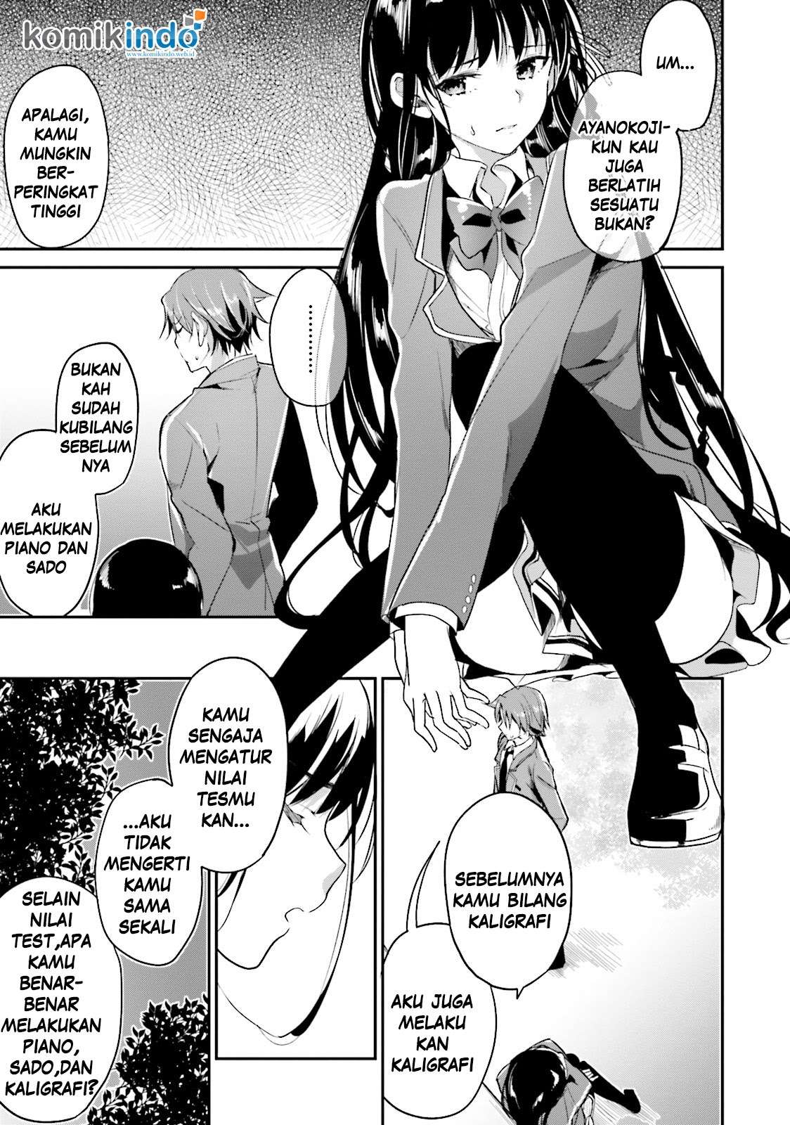 Youkoso Jitsuryoku Shijou Shugi no Kyoushitsu e Chapter 6 Gambar 25
