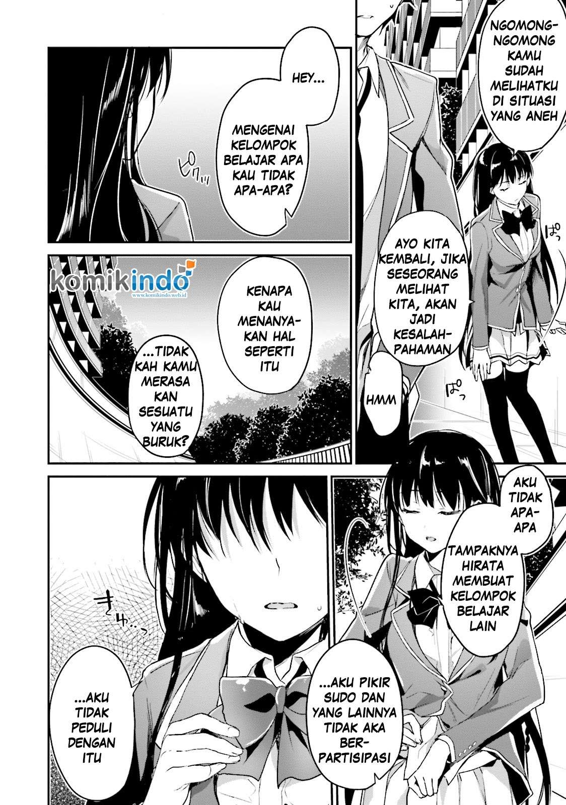 Youkoso Jitsuryoku Shijou Shugi no Kyoushitsu e Chapter 6 Gambar 26