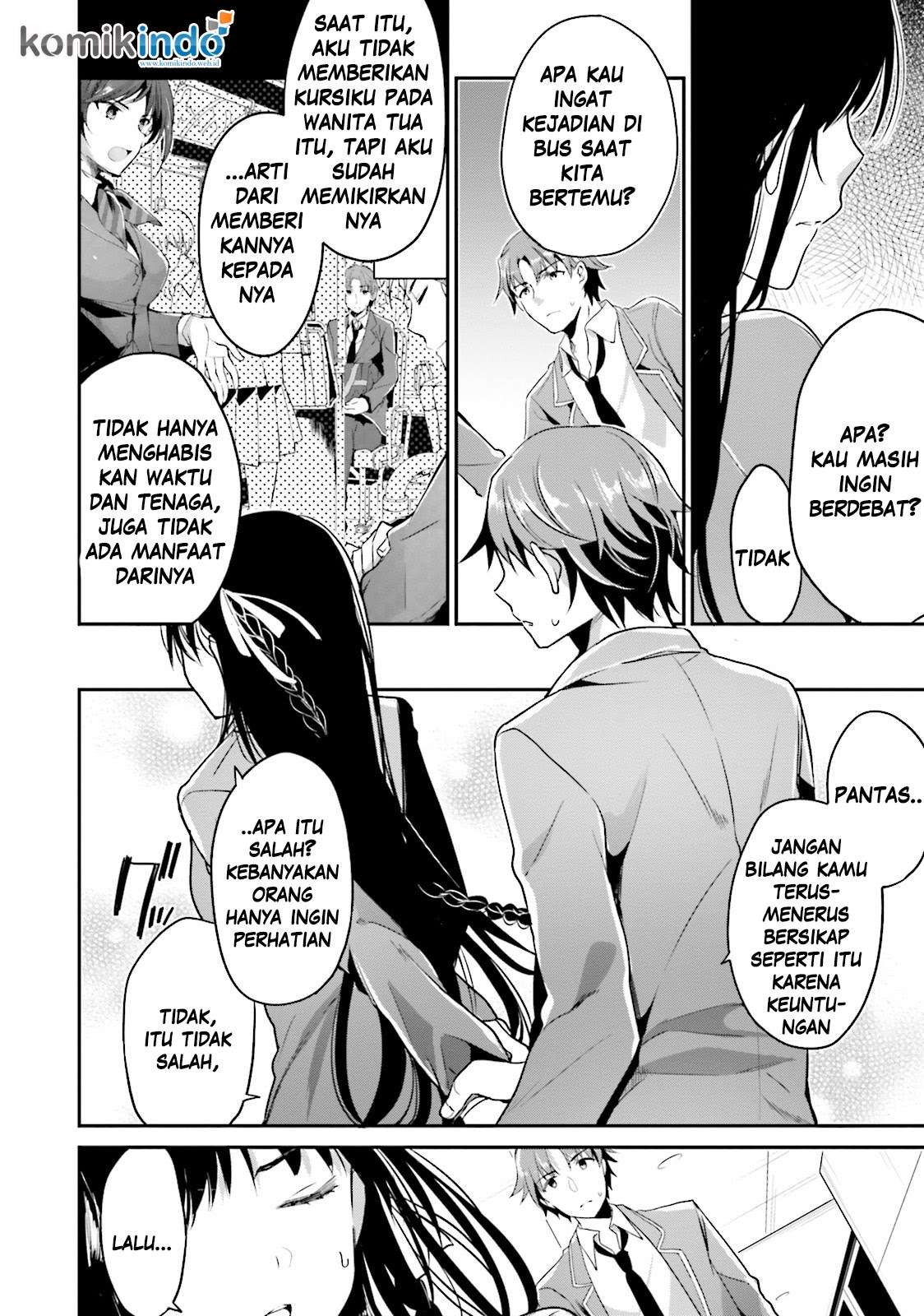 Youkoso Jitsuryoku Shijou Shugi no Kyoushitsu e Chapter 6 Gambar 28