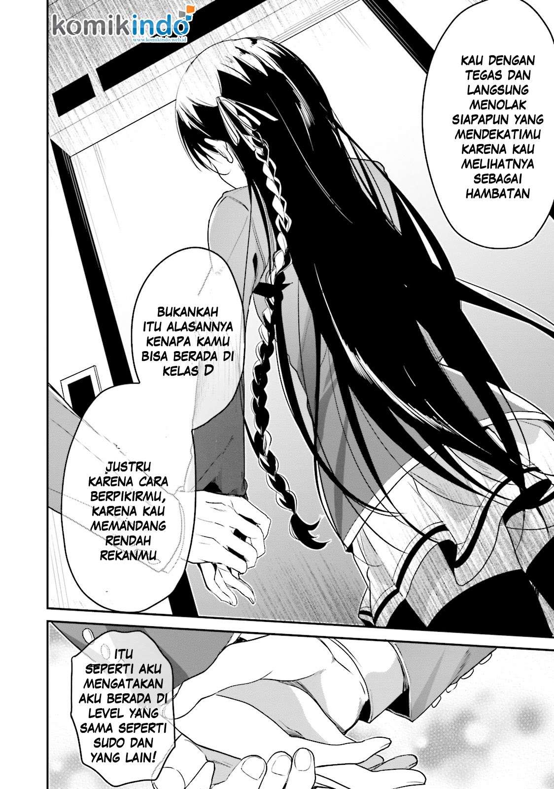 Youkoso Jitsuryoku Shijou Shugi no Kyoushitsu e Chapter 6 Gambar 30