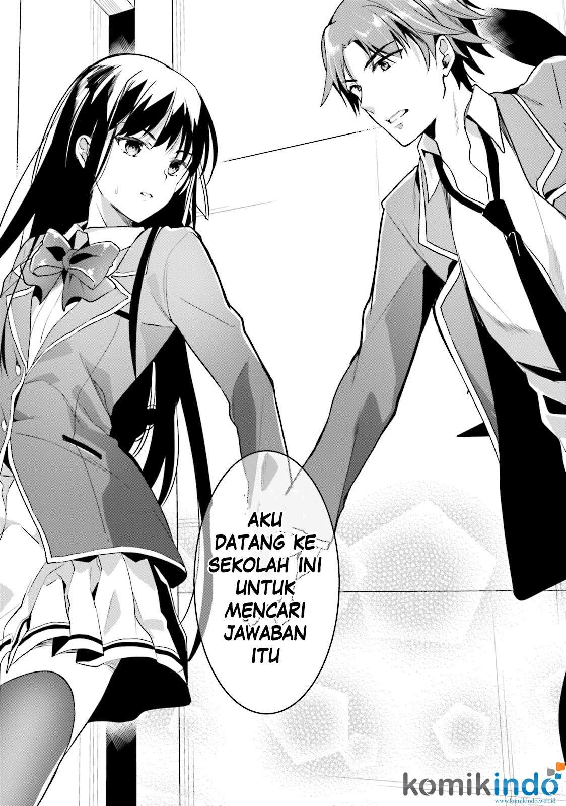 Youkoso Jitsuryoku Shijou Shugi no Kyoushitsu e Chapter 6 Gambar 33