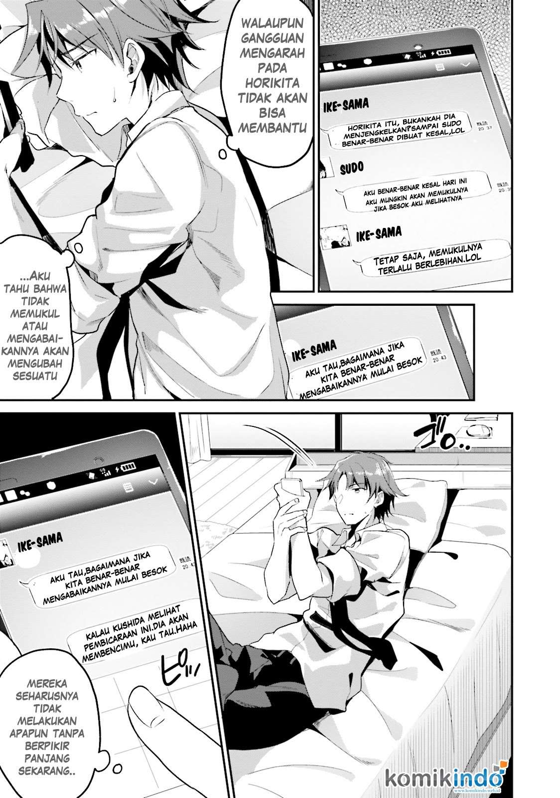 Youkoso Jitsuryoku Shijou Shugi no Kyoushitsu e Chapter 6 Gambar 9