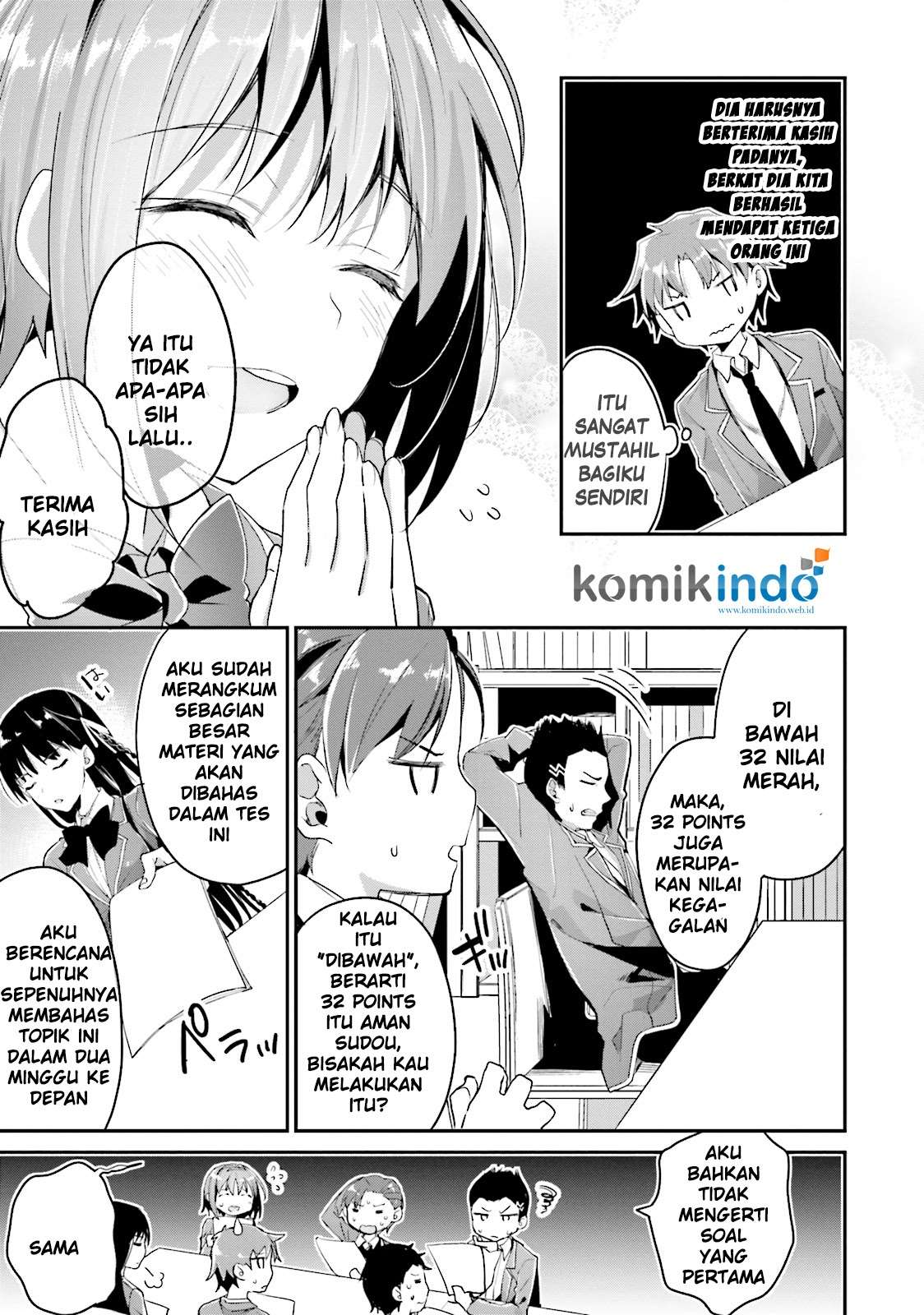 Youkoso Jitsuryoku Shijou Shugi no Kyoushitsu e Chapter 5 Gambar 28
