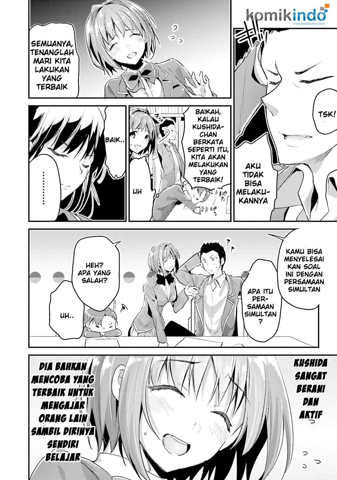 Youkoso Jitsuryoku Shijou Shugi no Kyoushitsu e Chapter 5 Gambar 29