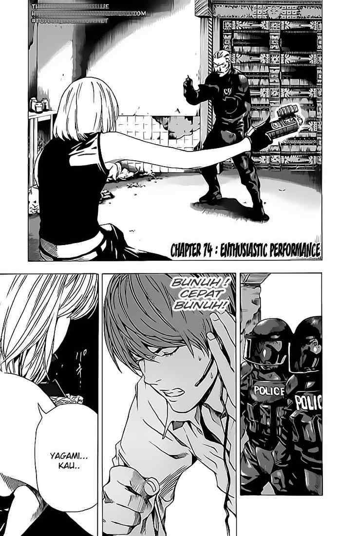 Komik Death note Chapter 74 gambar nomor 1
