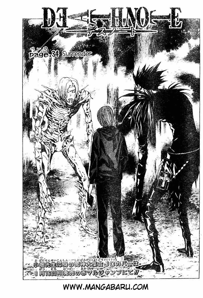 Manga Death note Chapter 34 gambar nomor 2