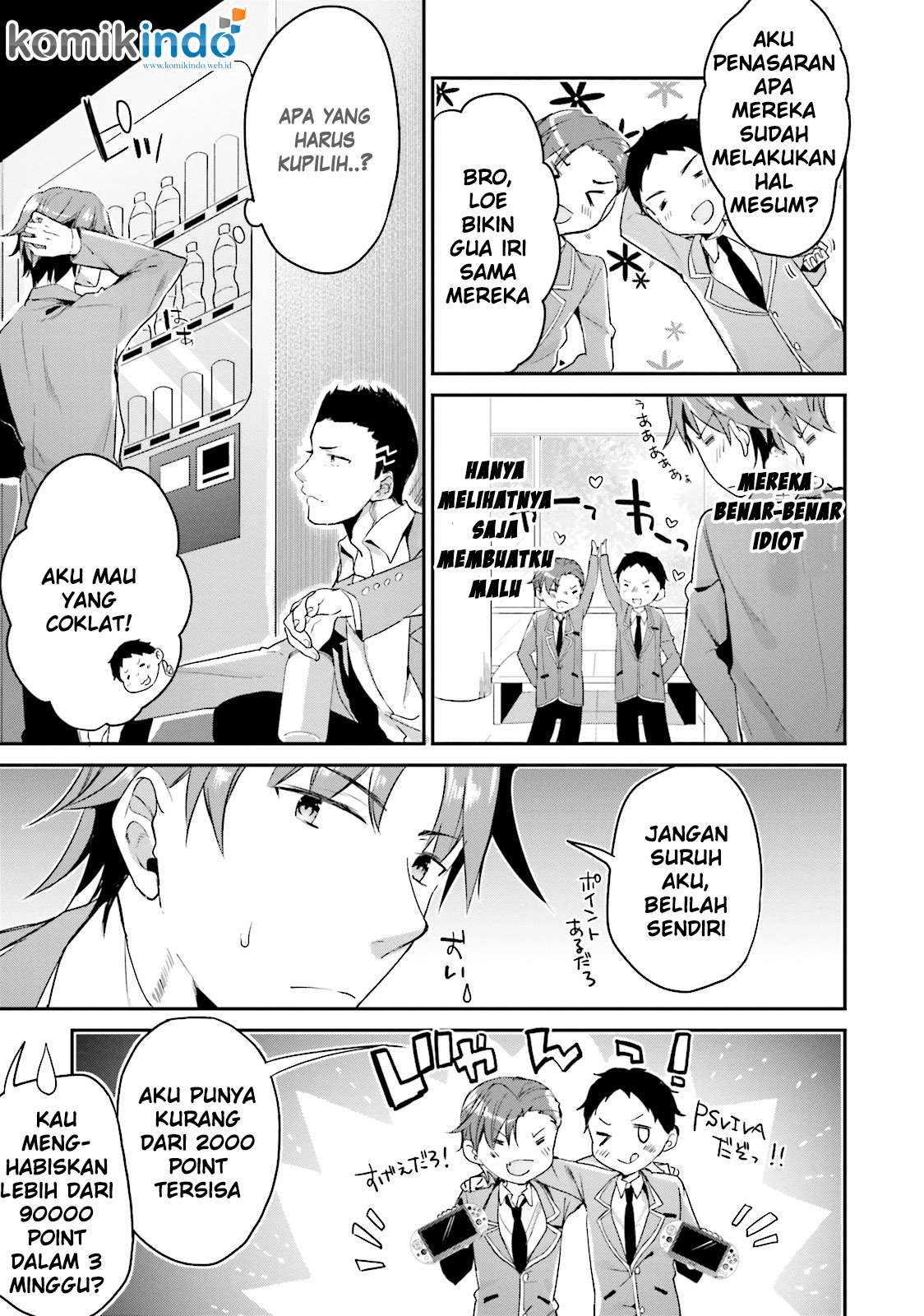 Youkoso Jitsuryoku Shijou Shugi no Kyoushitsu e Chapter 4 Gambar 10
