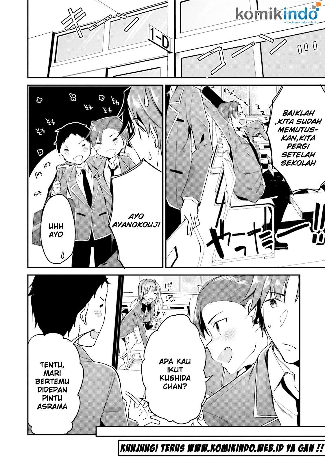 Youkoso Jitsuryoku Shijou Shugi no Kyoushitsu e Chapter 4 Gambar 17