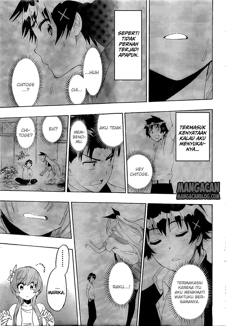 Nisekoi Chapter 224 Gambar 13