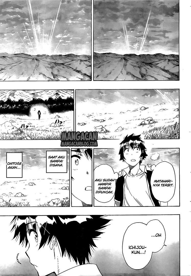 Nisekoi Chapter 224 Gambar 17