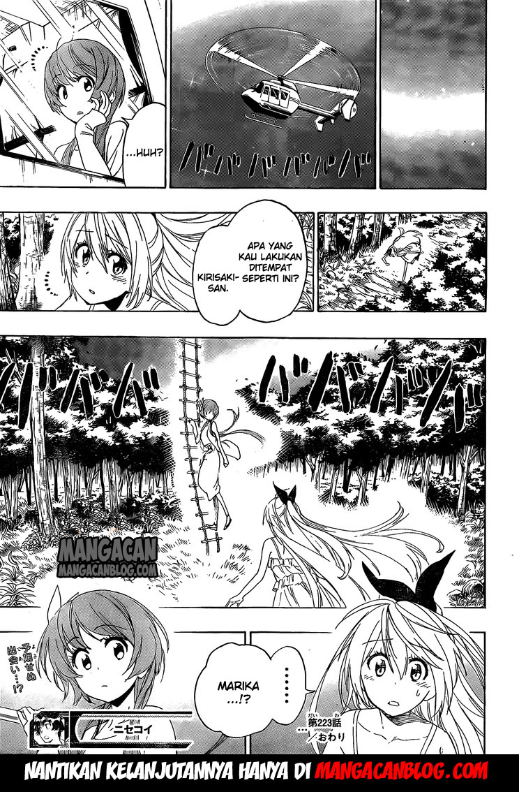 Nisekoi Chapter 223 Gambar 18