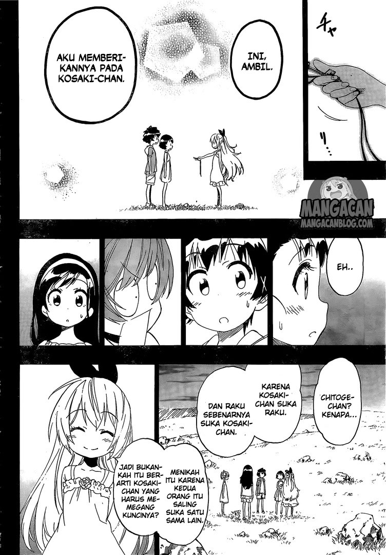 Nisekoi Chapter 221 Gambar 14